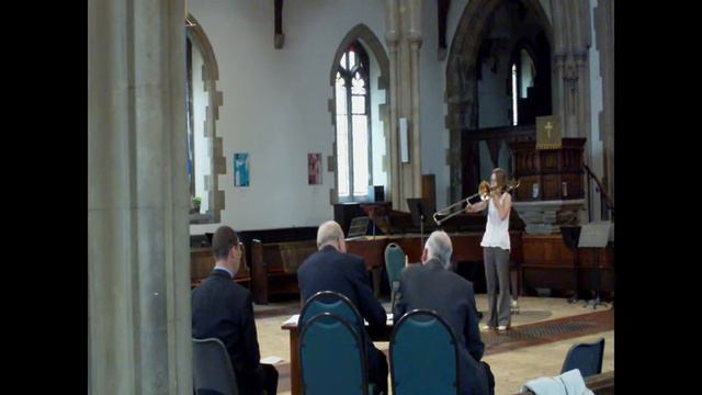 Jo Hirst - Malcolm Arnold Fantasy for Trombone смотреть онлайн