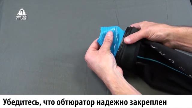 Установка сухих перчаток Antares на гидрокостюмы Waterproof