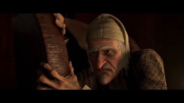 Скрудж встречает приведение "Рождественская история" отрывок из смотреть онлайн