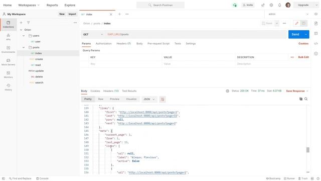 Laravel Orion - Pagination смотреть онлайн