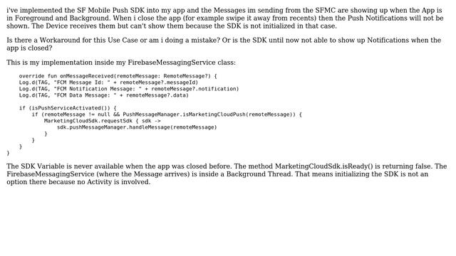 Salesforce: Push Notification not showing up when app is closed смотреть онлайн