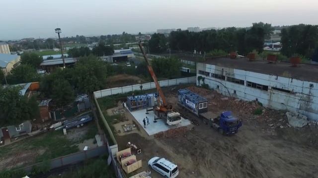 Доставка блочно-модульной котельной Энтерм 20,8 Г О на площадку смотреть онлайн