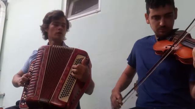 Душа поет - Левый берег Дона (Кавер на баяне и скрипке) смотреть онлайн