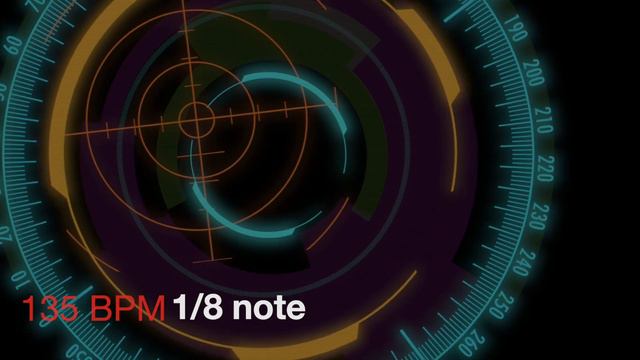 節拍器 135 BPM 1/8 note Metronome смотреть онлайн