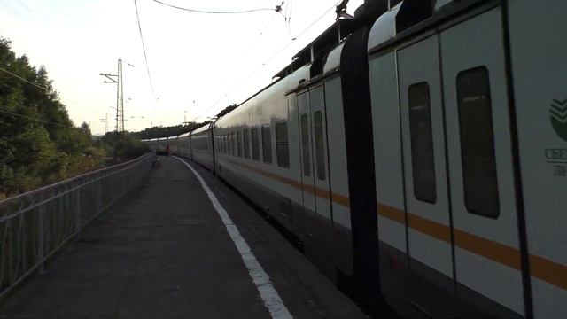 Электропоезд ЭП2Д-0016 ЦППК платформа Сляднево смотреть онлайн