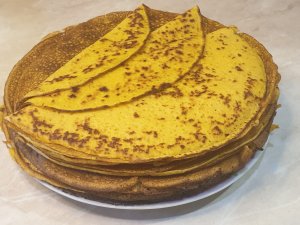 Блины с тыквой