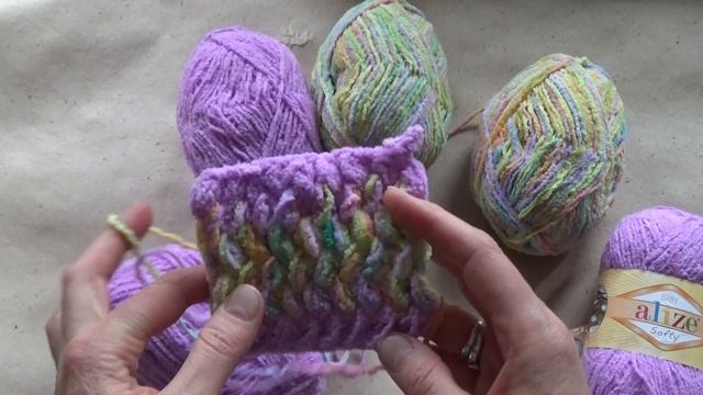Шапочка и снуд из пряжи Alize softy...задумка смотреть онлайн