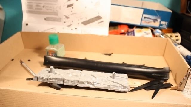 Сборка модели подводной лодки К-19 ZVEZDA 1/350 смотреть онлайн