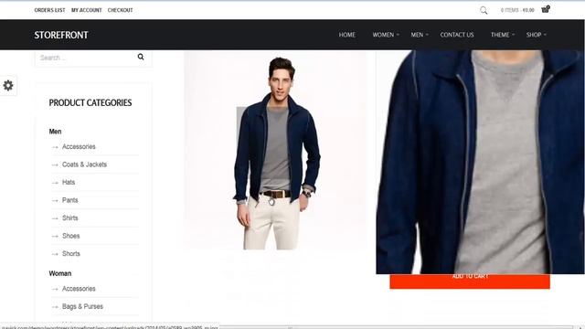 Storefront - WordPress eCommerce Theme смотреть онлайн