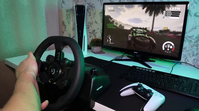 Logitech G923 PS5 Test On DIRT 5 Original Sound