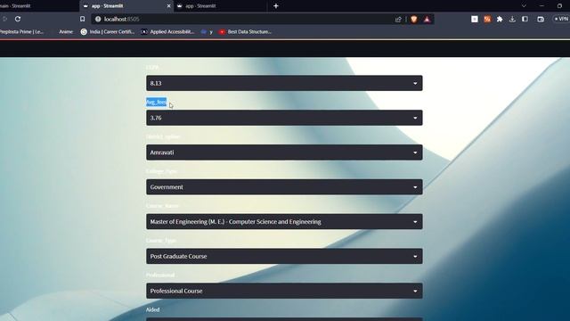 College Recommendation System смотреть онлайн