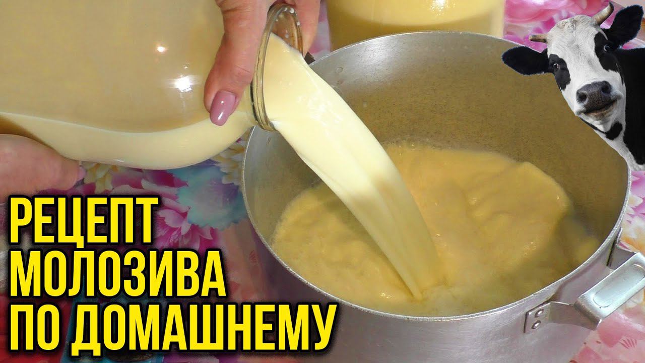 МОЛОЗИВО БЕЗ ЯИЦ - КАК ПРИГОТОВИТЬ САМОМУ / ПОШАГОВЫЙ РЕЦЕПТ смотреть онлайн