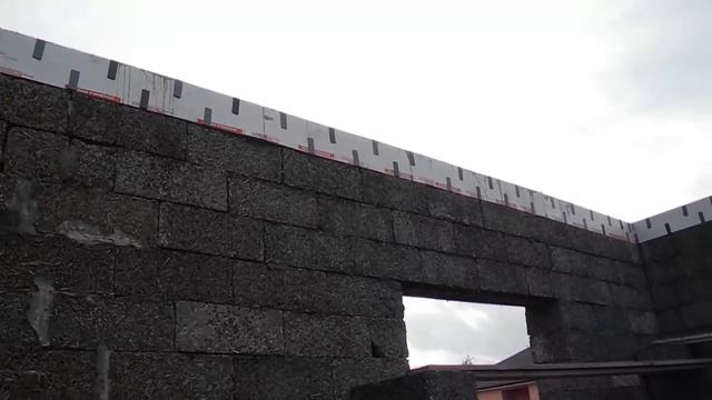 Дом из арболита 1 - 2 - армопояс, опалубка из пенополистирола (ЭППС) смотреть онлайн