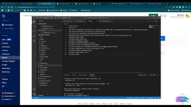Strapi v4 Deployment To Digital Ocean To [Production]|طريقة عمل دبلوي استرابي على موقعDigital Ocean смотреть онлайн
