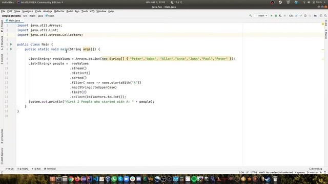 IntelliJ Idea Java: Configs and Stream Debug смотреть онлайн