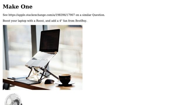 Apple: Cooling Pad For 2015 Macbook Pro 15