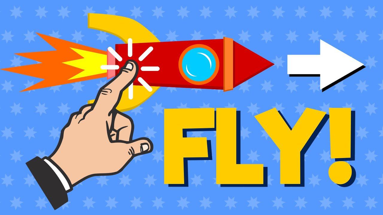Move Game Object Clicking It | 2D Unity Software Simple Tutorial | Rocket Flies смотреть онлайн
