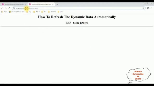Auto Refresh Page Div After Few Seconds | Learn PHP The Right Way смотреть онлайн