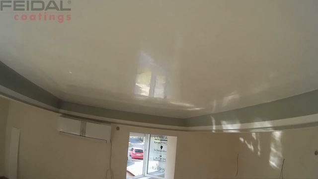 Как смотрится потолок под венецианской штукатуркой FEIDAL