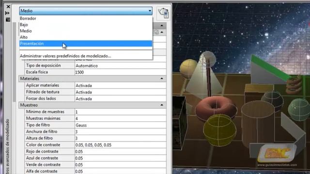 Autocad 2015. Tema 40.4 Renderizado смотреть онлайн