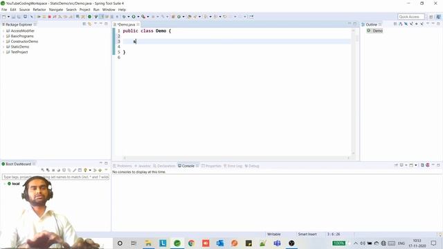 Core Java(With practical) - Part 8 Static variable and methods in java with example (Hindi) смотреть онлайн
