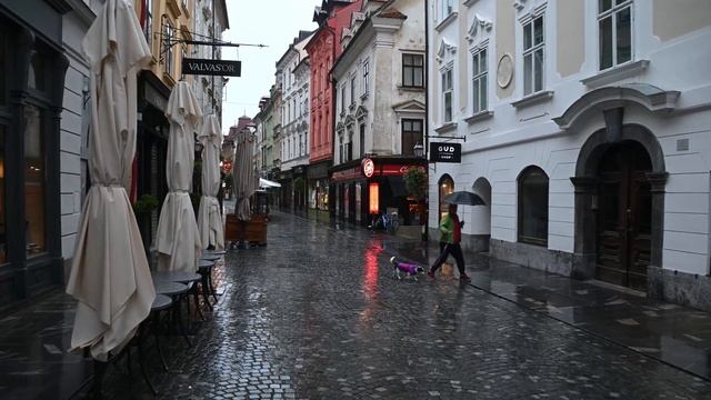 Ljubljana In Rain - Walking Tour - Slovenia