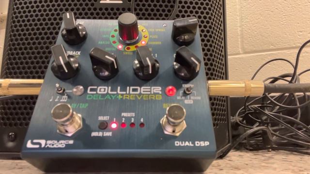 5/24/2023 Experiment #1 Source Audio Collider delay-reverb pedal+Schecter Hellraiser C-VI baritone смотреть онлайн