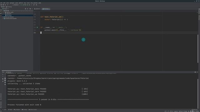 Python eficiente - testes, TDD, Git e fatorial resolvido em uma linha смотреть онлайн