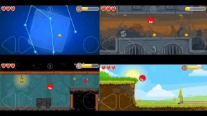 Red Ball 4 - All Bosses in Versus mode with Red Blue Mix Ball Reverse Superspeed Gameplay!!!!