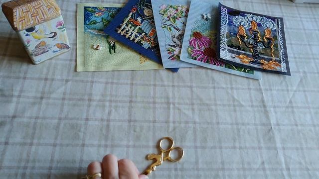 FlossTube #60 - Mill Hill Kits On Parade! Finishes, WIPs, Stash & Mill-Hill-Maynia Plans! смотреть онлайн