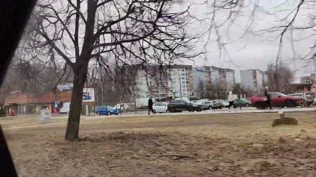 Рига, Плявниеки, конец зимы. Riga, Plavnieki, end of winter. смотреть онлайн