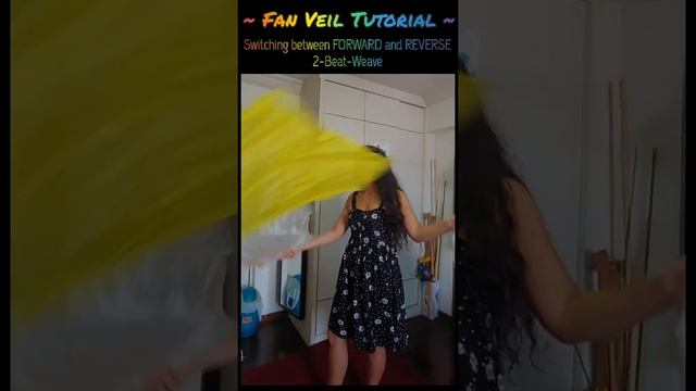 Silk Fan Veil Tutorial : Switching between Forward and Reverse 2-beat-weave смотреть онлайн