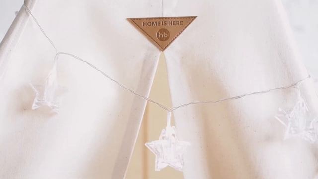 Вигвам "HUMPY" в комплекте со светильником на шнурке | Happy Baby смотреть онлайн