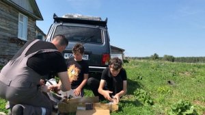 Лестница на Ниву без сверления к крышке багажника.