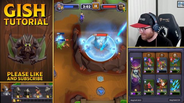 Tips For Beating The HARDEST PvE Levels In Warcraft Rumble - How to Beat Gish! смотреть онлайн