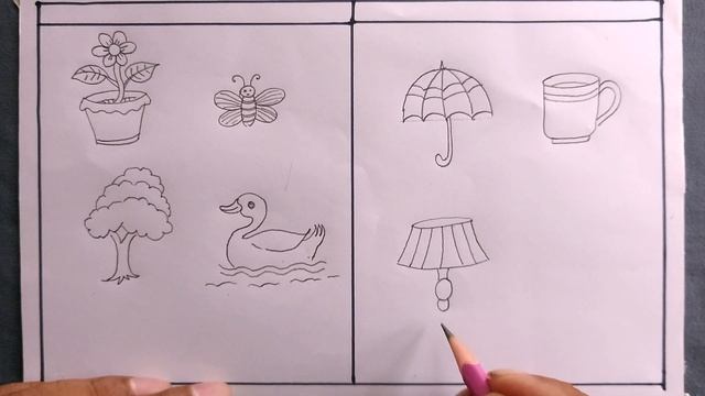how to draw living things and non living things смотреть онлайн