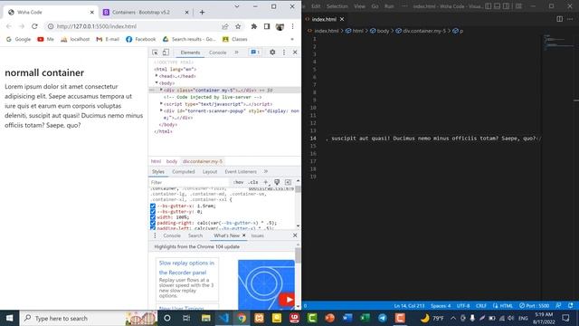 Bootstrap 5 Tutorial for Beginners 05 Container in Bootstrap ( Kurdish ) смотреть онлайн