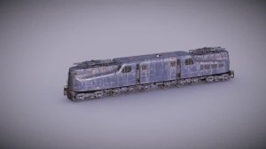 3d модель локомотива GG-1 - Обзор