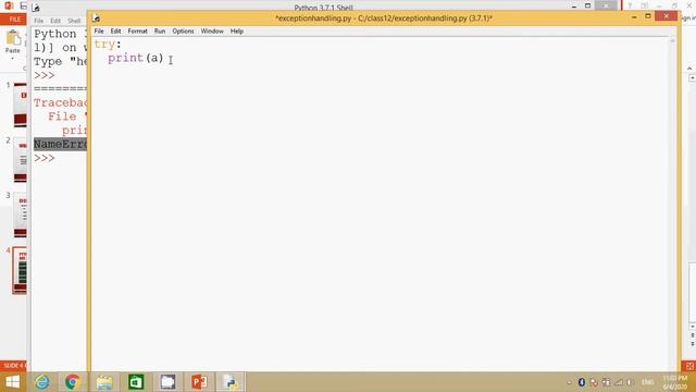 Exception handling in python смотреть онлайн