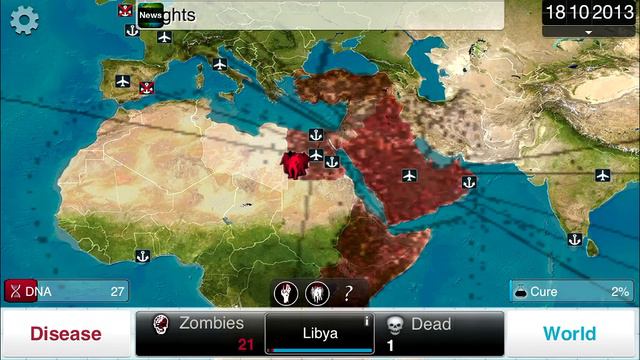 (HD) Plague Inc. - How to get all NECROA (ZOMBIE) Genetic Code modifications смотреть онлайн