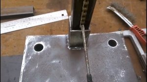 Процесс изготовления стойки для дрели