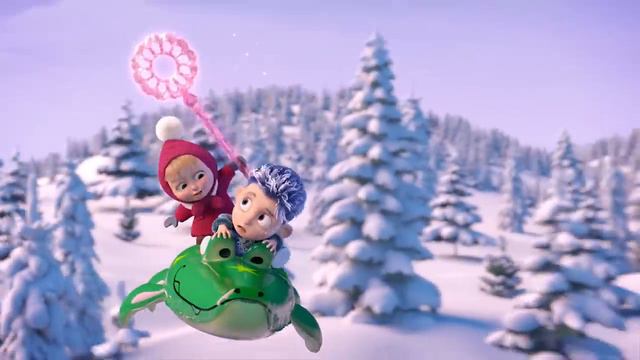 🍯🐻 🌟🎄 Маша и Медведь в кино: 12 месяцев ✨ трейлер смотреть онлайн