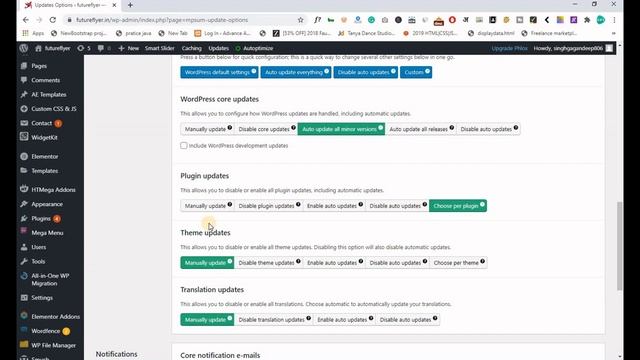 How to disable WordPress automatic updates In Hindi ? смотреть онлайн