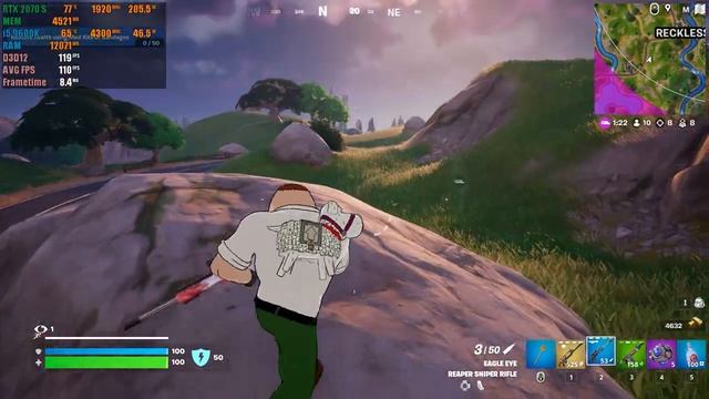 Fortnite Chapter 5 : Ultra Settings - DLSS ON - RTX 2070 Super смотреть онлайн