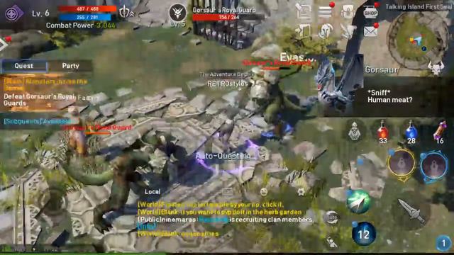 Lineage II Revolution: Talking Island (1-1to 1-6) смотреть онлайн