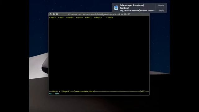 Ultra minimal Mail server with just postfix and mutt. смотреть онлайн