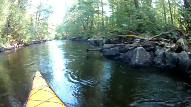 Соло поход на каяке. Приозерск - Вуокса - Тихая - Ладога. Solo kayaking. Priozersk - Ladoga. Part 1 смотреть онлайн