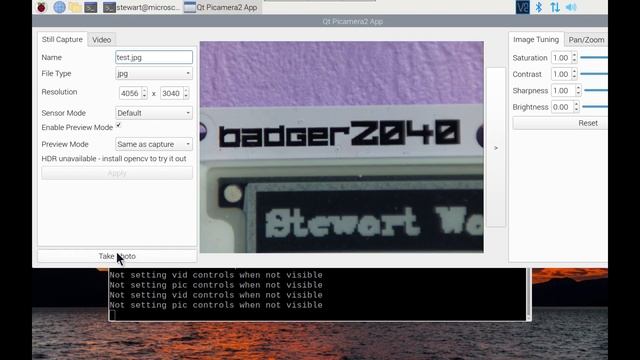 Raspberry Pi Picamera2 - Updated libraries using libcamera - demo with HQ camera microscope смотреть онлайн