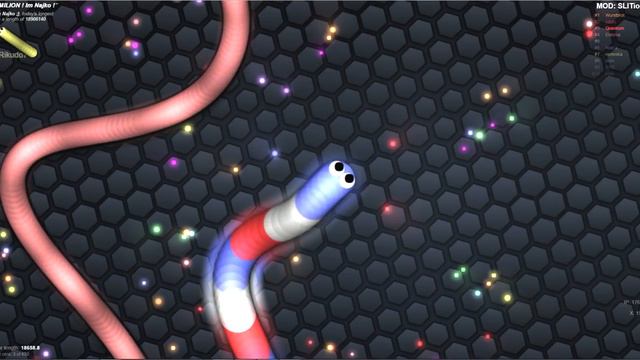 МОЯ ДЛИННАЯ КОЛБАСА В SLITHER.IO смотреть онлайн