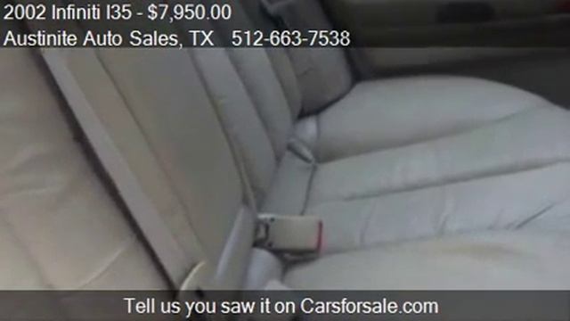 2002 Infiniti I35 Base 4dr Sedan for sale in Austin, TX 7875 смотреть онлайн